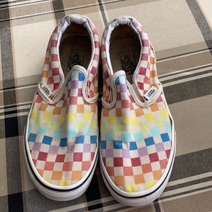 Girls Vans shoes: size 3 or 3.5